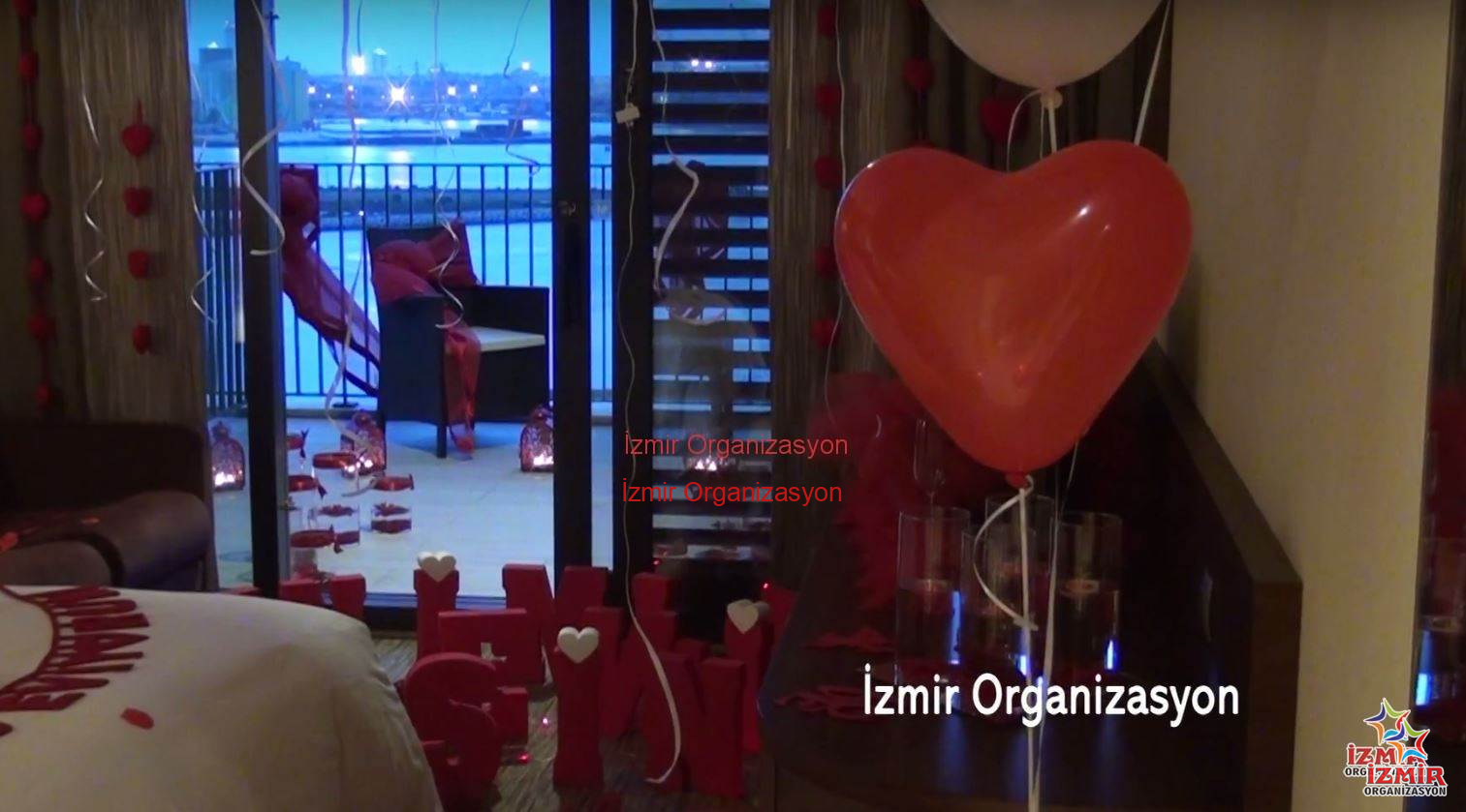 Otel Odası Susleme Evlilik Teklifi Organizasyonu