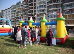 Kuleli Zıp Zıp Şişme Oyuncak Kiralama İzmir