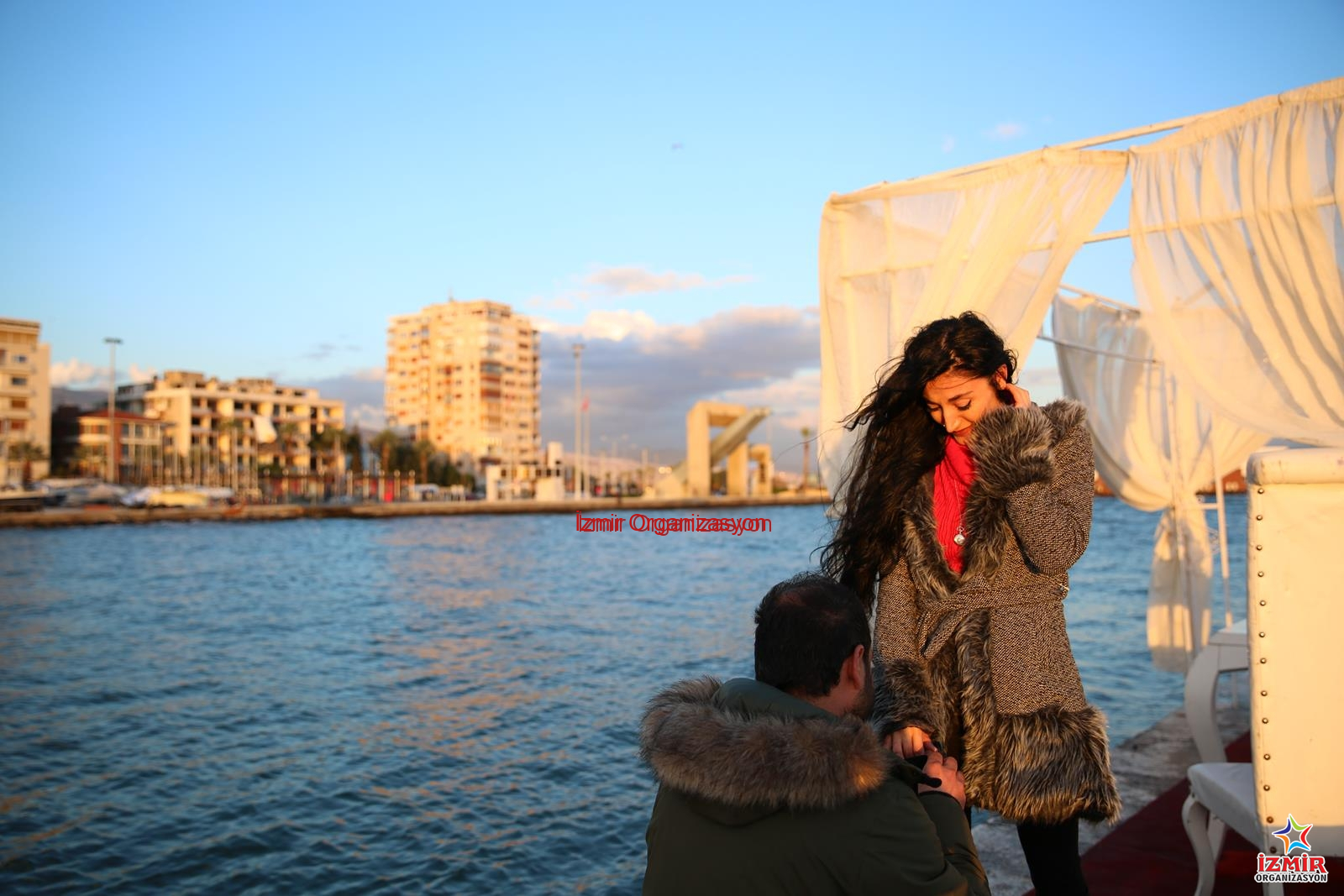 Yelken Kulübü'nde Evlilik Teklifi Organizasyonu İzmir Organizasyon