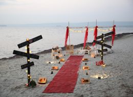 İzmir Kumsalda Evlilik Teklifi Organizasyonu