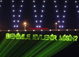 Evlilik Teklifi Organizasyon Lazer Gösterisi İzmir