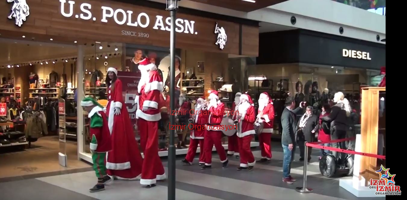 Point Bornova AVM Noel Baba Bandosu İzmir Organizasyon