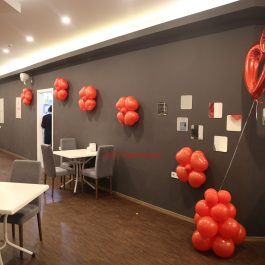 Açılış Organizasyonu Papatya Balon Süsleme Hizmeti İzmir Organizasyon