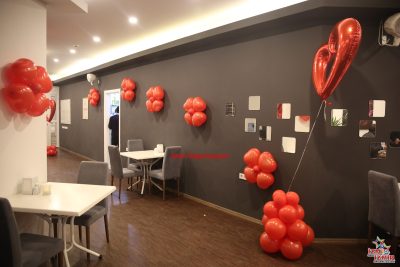 Açılış Organizasyonu Papatya Balon Süsleme Hizmeti İzmir Organizasyon