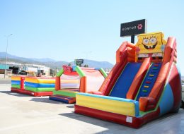 İzmir Sünger Bob Şişme Kaydırak Kiralama