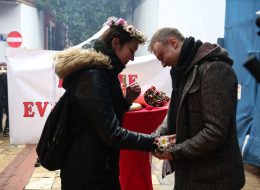 Tarihi Asansör’de Evlenme Teklifi Organizasyonu