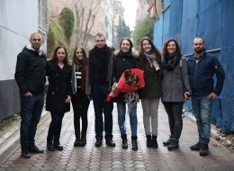 Tarihi Asansör’de Evlenme Teklifi Organizasyonu