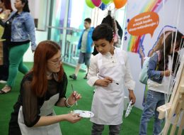 Turkcell Global Çocuk Şenlik Organizasyonu Uçan Balon Süsleme ve Minder Kiralama